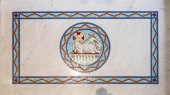 ROMANESQUE STYLE MARBLE AND MO