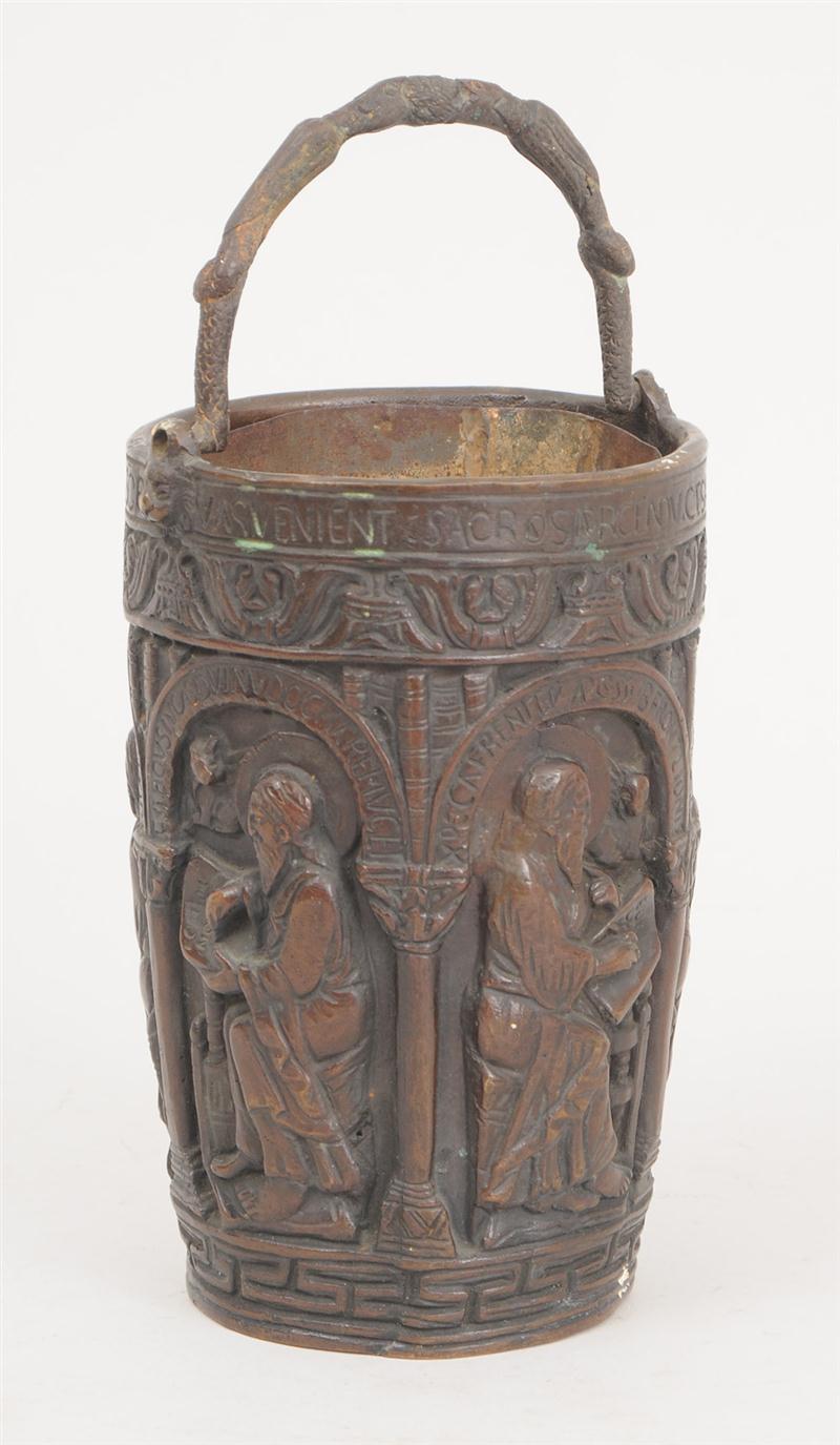 ROMANESQUE STYLE RELIEF BRONZE