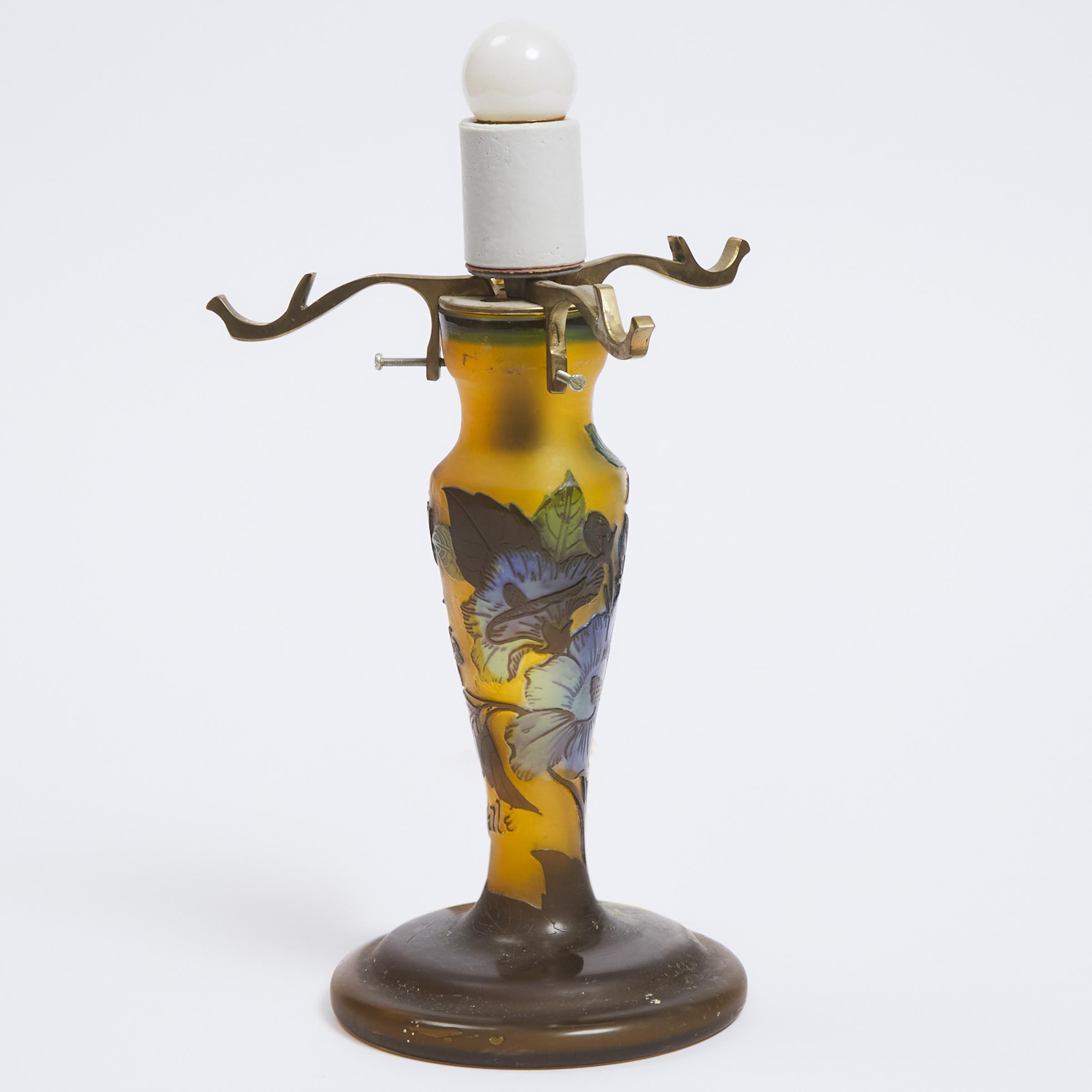 Romanian Gallé Style Cameo Glass