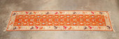ROMANIAN KILIM RUNNER RUG WITH
