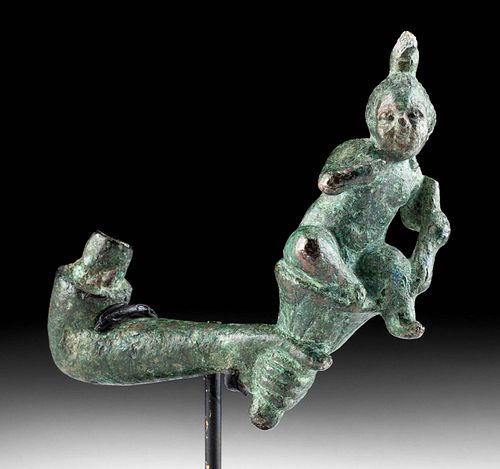 ROMANO-EGYPTIAN BRONZE ARM W/