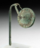 ROMANO-EGYPTIAN BRONZE SISTRUM