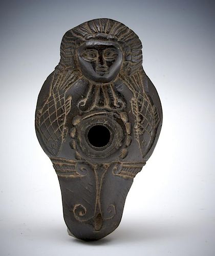 ROMANO-EGYPTIAN FIGURAL CARVED