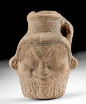 ROMANO-EGYPTIAN POTTERY JAR -
