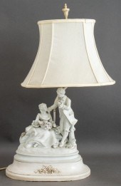 ROMANTIC PLASTER GROUP MOUNTED