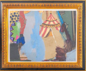 ROMARE BEARDEN STYLE COLLAGE &