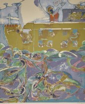 ROMARE HOWARD BEARDEN, (AMERIC