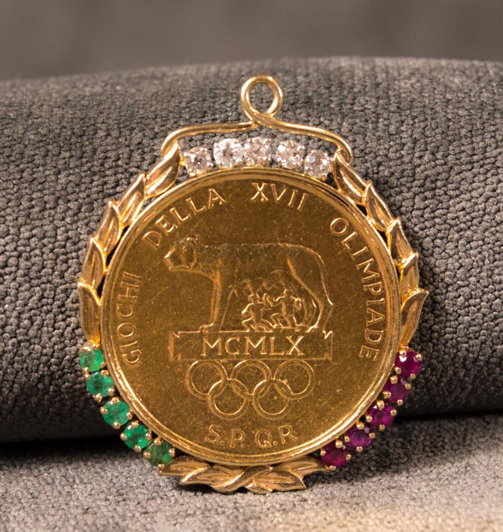 ROME OLYMPICS 1960 GOLD COIN
