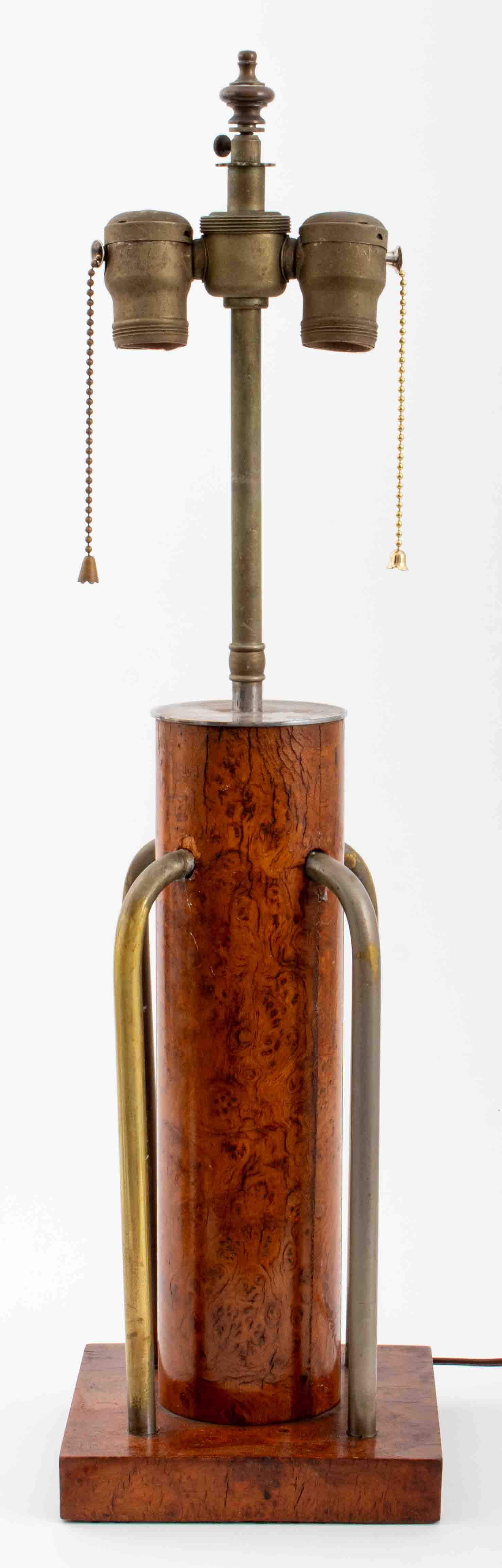 ROMEO REGA MANNER BURL & GILT METAL