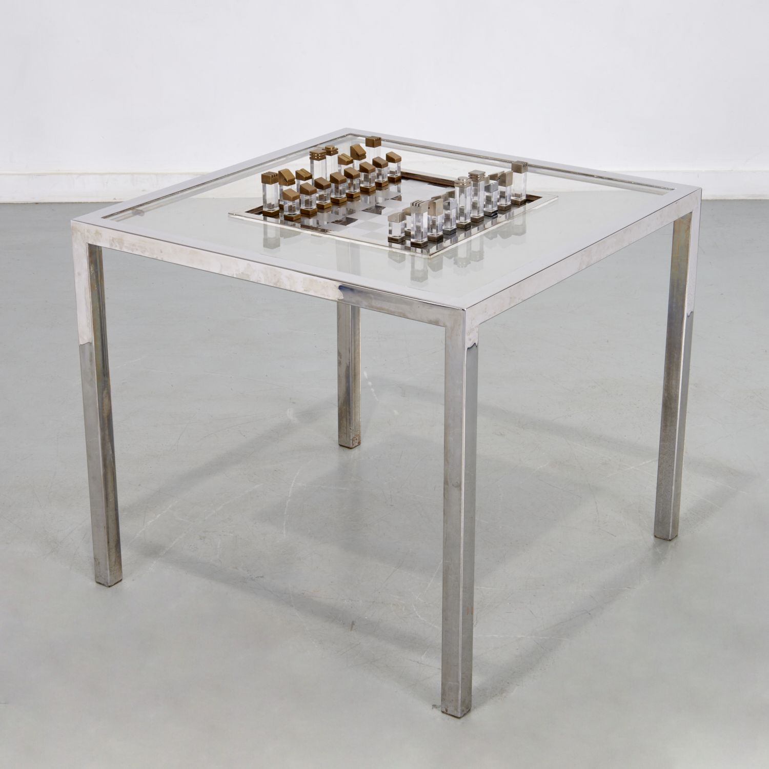 ROMEO REGA PERSPEX, BRASS, CHROME