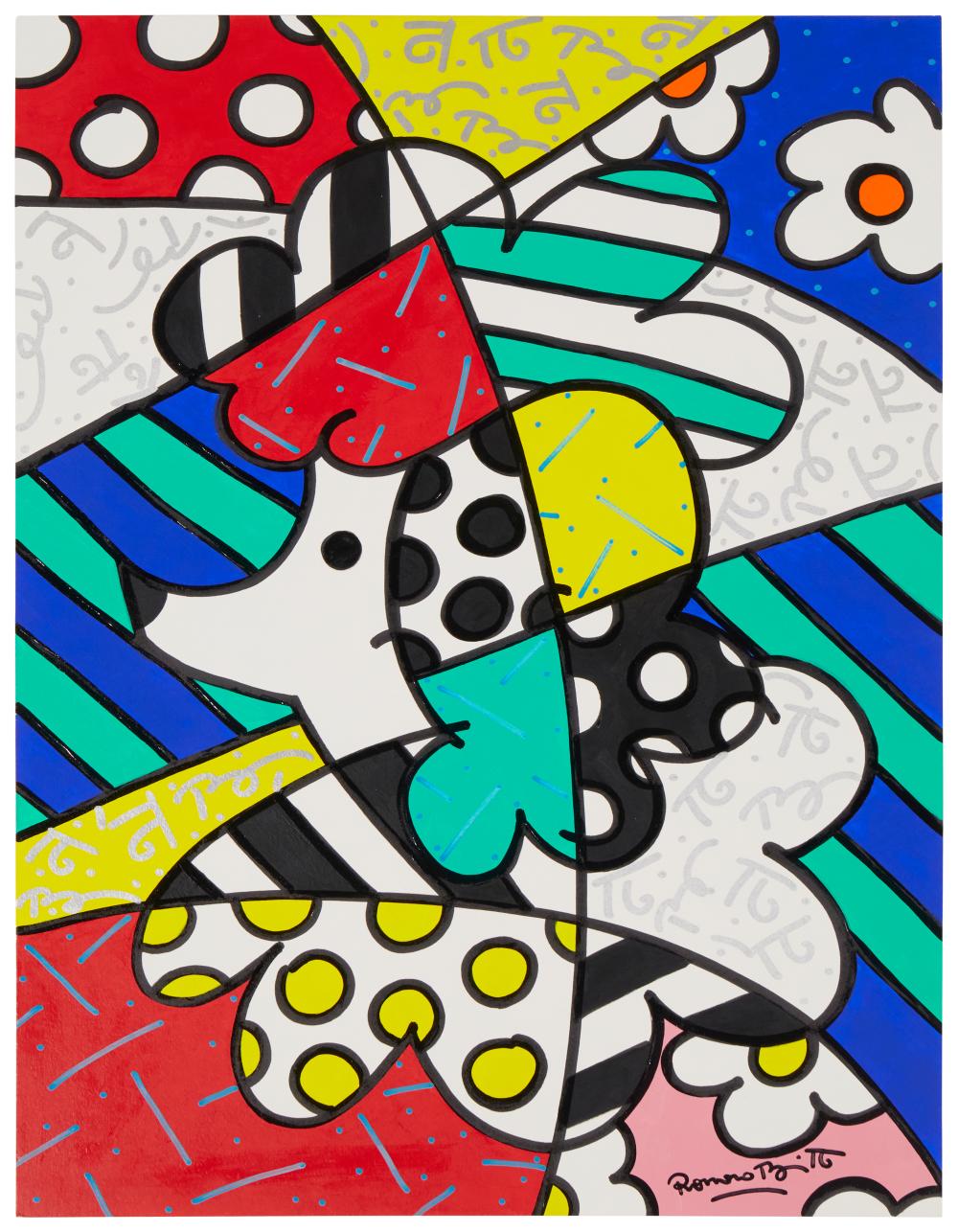ROMERO BRITTO (B. 1963), "STAR,"