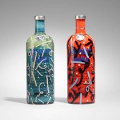 Romero Britto b.1963. Bottles,