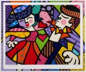 ROMERO BRITTO, DANCING COUPLE,