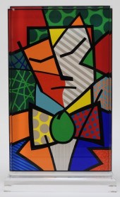 ROMERO BRITTO POP ART LUCITE B