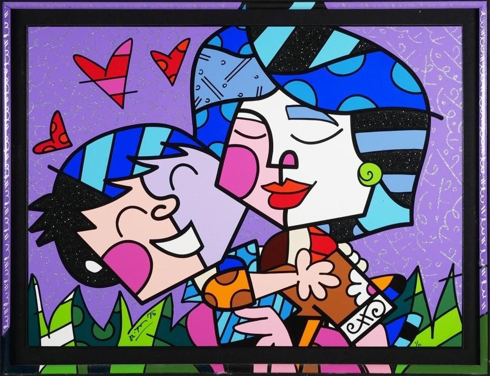 ROMERO BRITTO, SERIGRAPH ON