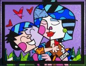 ROMERO BRITTO, SERIGRAPH ON GE