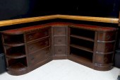 ROMWEBER JACOBEAN OAK CORNER U