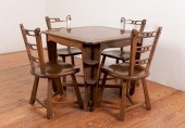 ROMWEBER VIKING OAK GAME TABLE