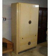Romweber white lacquer cabinet
