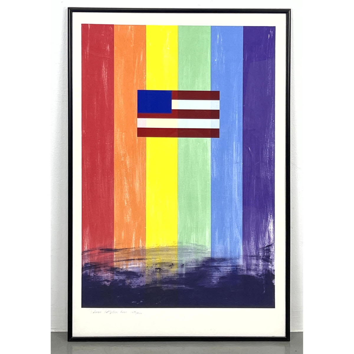 RON BLECKNER 105/500 LGBTQ Flag