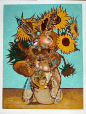 RON ENGLISH SERIGRAPH "INBRED