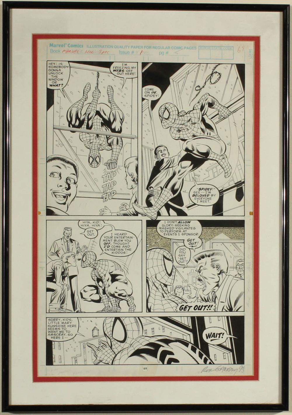 RON GARNEY INK ON PAPER