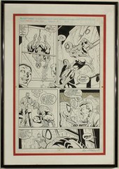RON GARNEY INK ON PAPER ILLUST