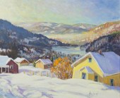 RON HEDRICK OIL ON CANVASRON H