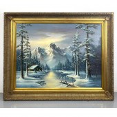 RON HUFF Winter Landscape Pain