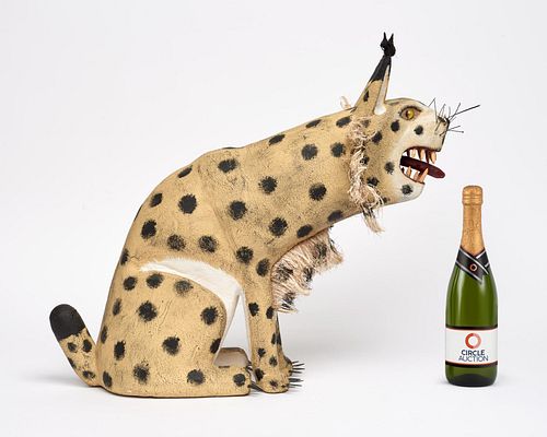 RON RODRIGUEZ "LYNX" (1995 FOLK ART
