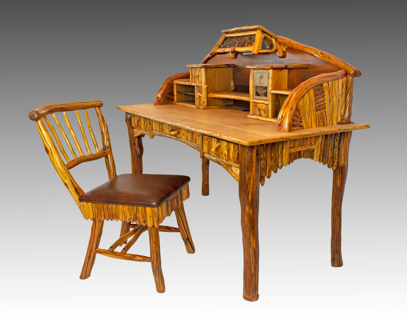 RON SHANOR (1959- ), DESK & CHAIR