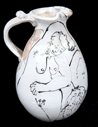 RON SLAGLE STUDIO POTTERY NUDEA RON