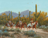 RON STEWART (B. 1941), "HOSTIL
