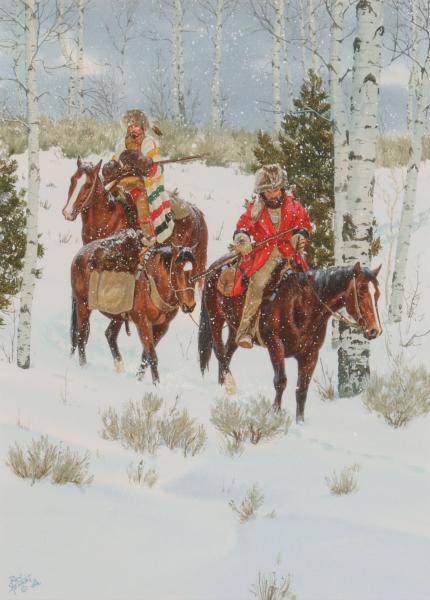 RON STEWART (B. 1941) WATERCOLOR