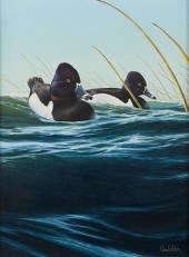 RON VAN GILDER DUCK PAINTINGRo