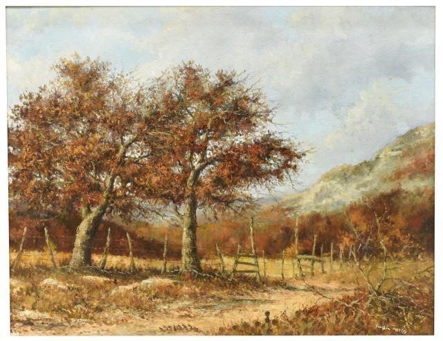 RON VAUGHAN (TX) AUTUMN LANDSCAPE