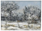 RON VAUGHAN (TX) WINTER LANDSC