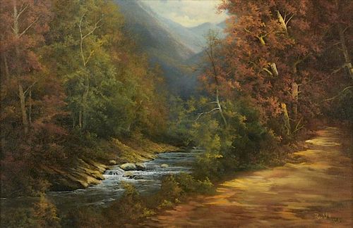 RON WILLIAMS OIL ON CANVAS
