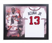 RONALD ACUNA JR. FRAMED AUTOGR