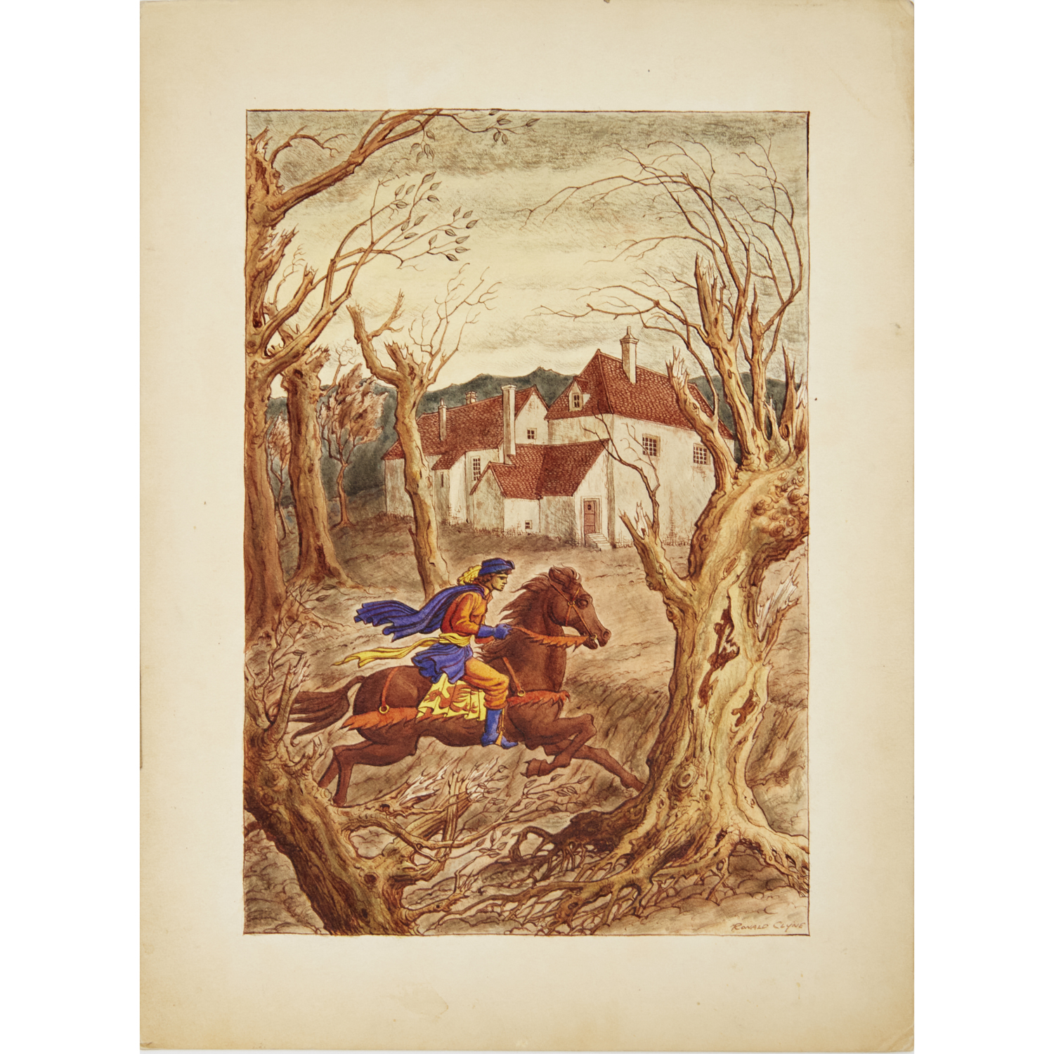 RONALD CLYNE, ORIGINAL ILLUSTRATION
