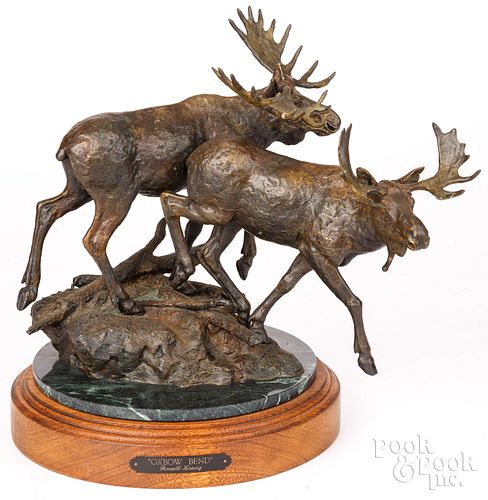 RONALD LOWERY BRONZE MOOSE