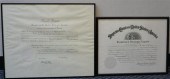RONALD REAGAN SIGNED PEACE COR