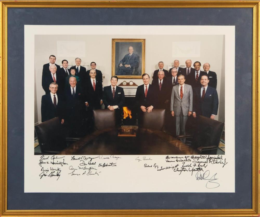 RONALD REAGAN SIGNED PHOTOGRAPH