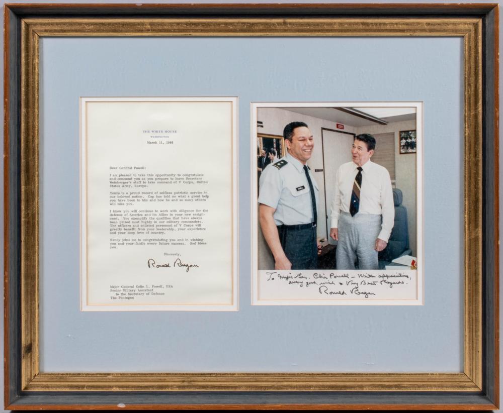 RONALD REAGAN, TYPED LETTER