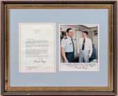 RONALD REAGAN, TYPED LETTER SI