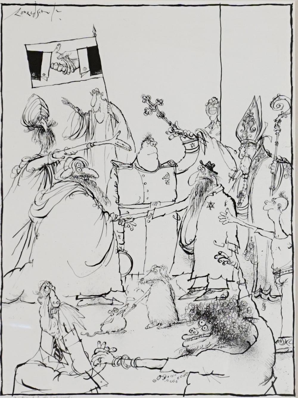 RONALD SEARLE (BRITISH