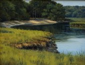 RONALD TINNEY, SUNLIT MARSH, O