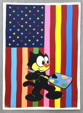 Ronnie Cutrone Felix paints Fl