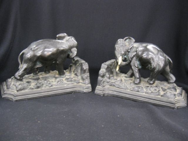 Ronson Figural Bronzed Elephant