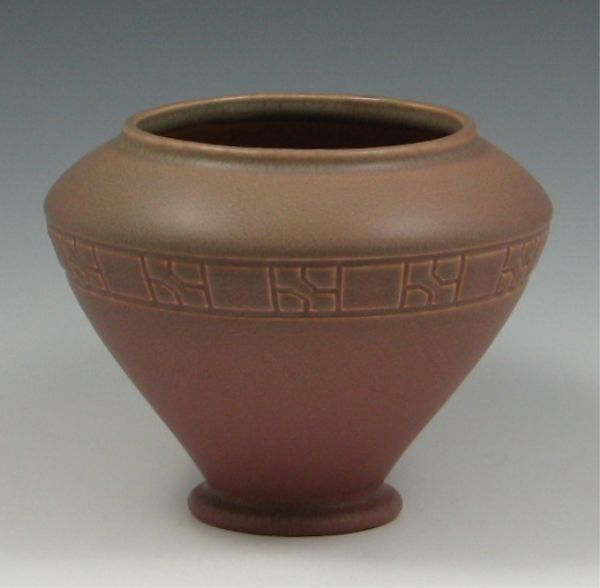 Rookwood 1916 Rose Bowl marked (die